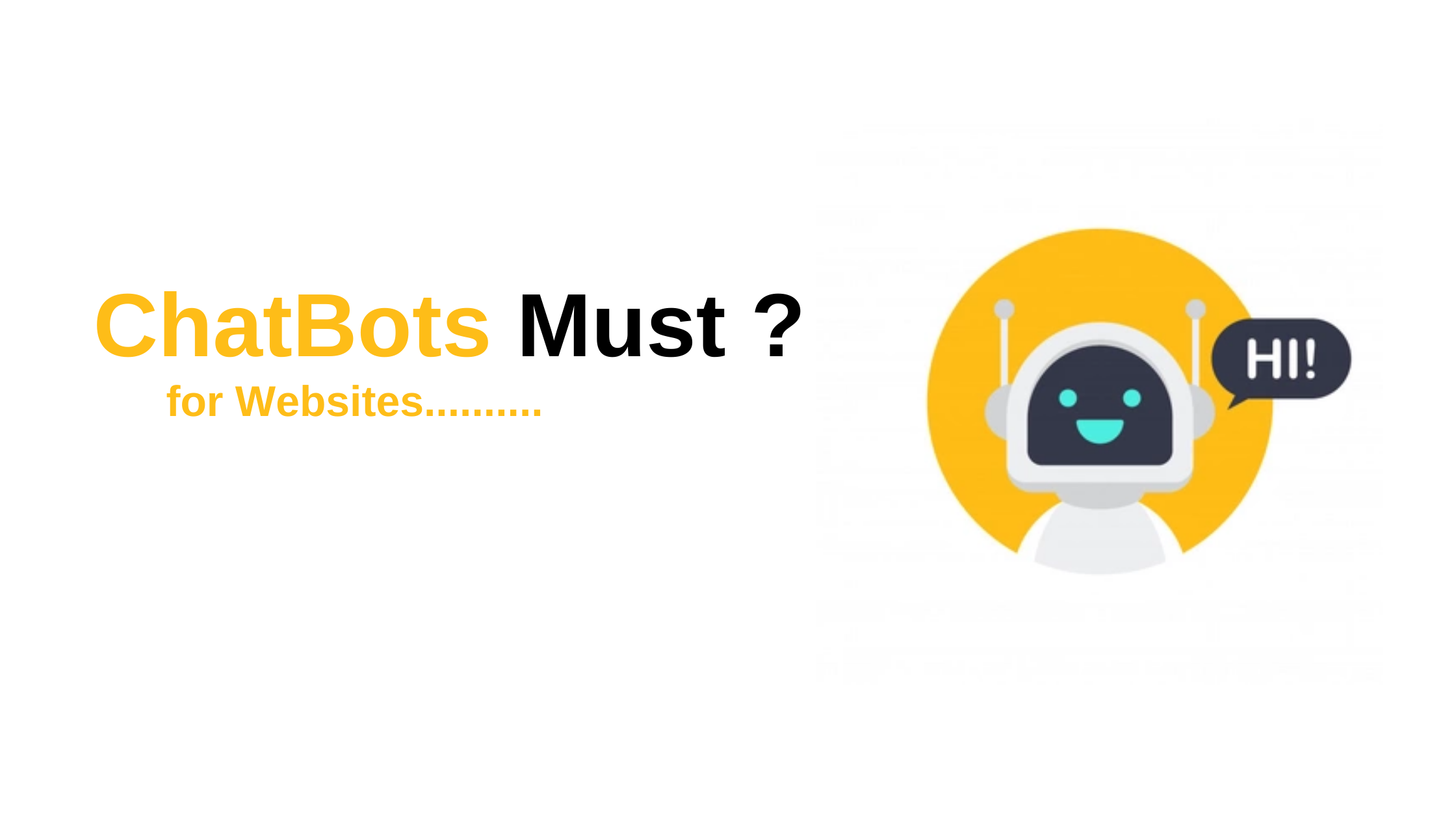 Chatbots for websites by software development company in Delhi